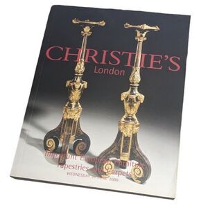 Christies Important European Furniture Tapestries & Carpets Vintage 2000 Auction